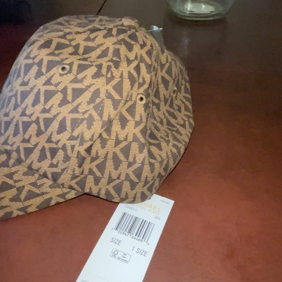 Michael Kors Tan Monogram Hat - Picture 2 of 8